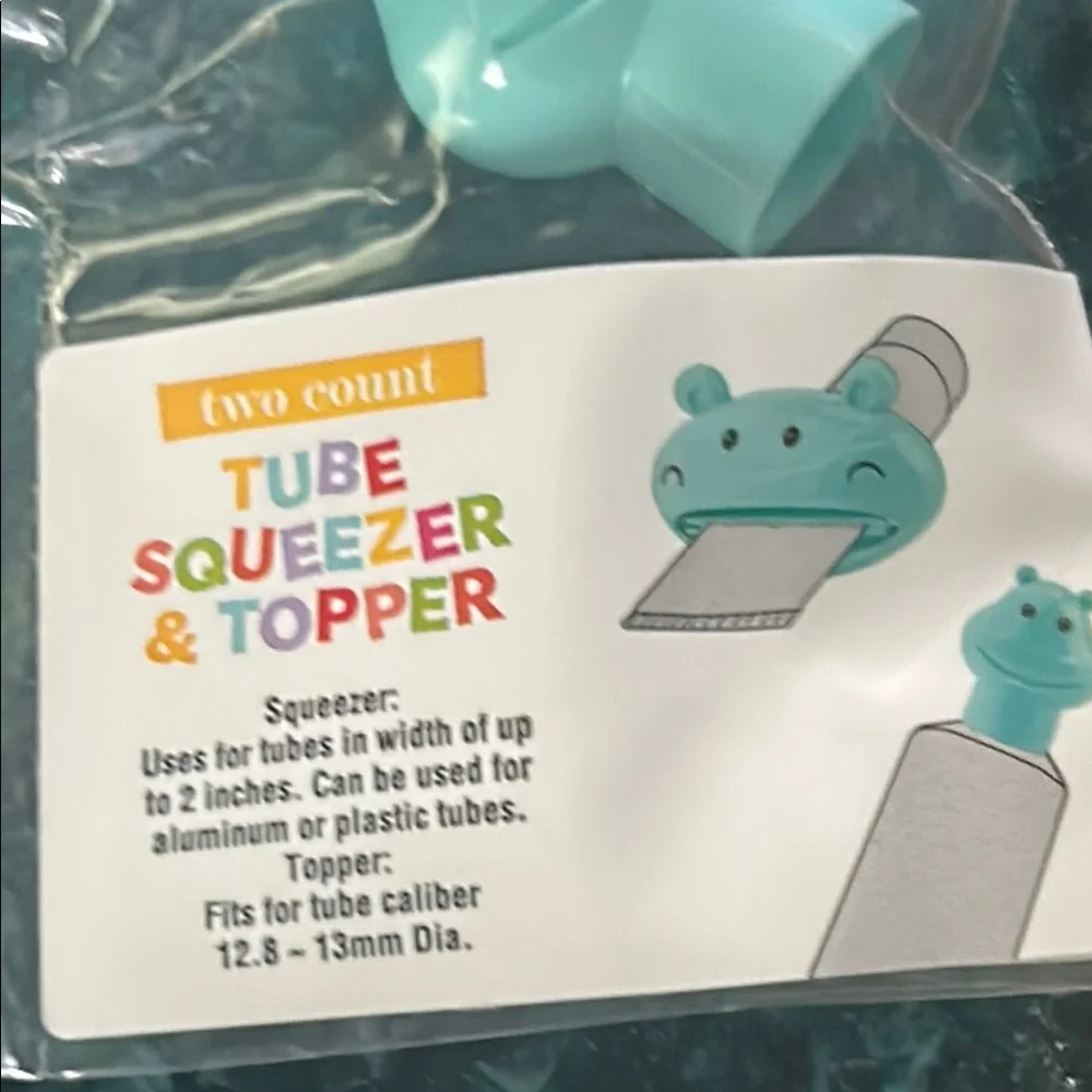 Hippo Toothpaste Tube Squeezer and Topper